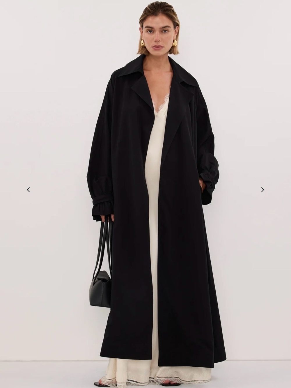 DISSH black lightweight trench coat- NWT size 2